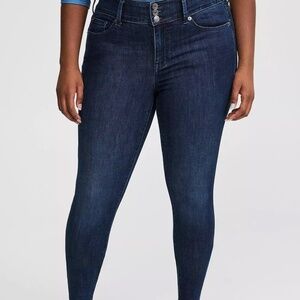 EUC Torrid Jegging Skinny Super Soft High-Rise Jean Leo Dark Wash 16R 16 Regular